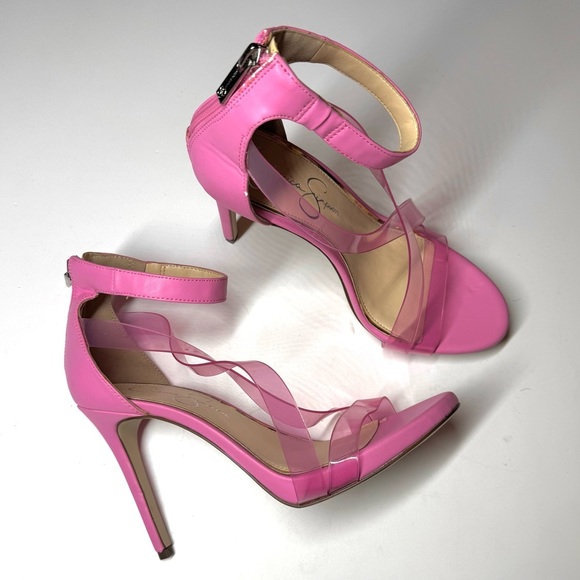 Jessica Simpson Women’s Dalechi Sandals Ankle Strap Stiletto Heel Shoes Size-7.5 - Picture 4 of 8